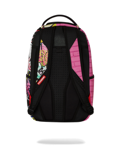 Sprayground - Pink Panther Painting Over Graffiti DLXR Backpack