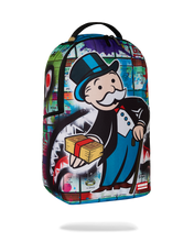 Load image into Gallery viewer, Sprayground - Monopoly Man Sprayed Board DLXR Backpack - Clique Apparel