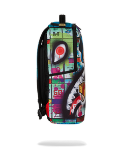 Sprayground - Monopoly Man Sprayed Board DLXR Backpack - Clique Apparel