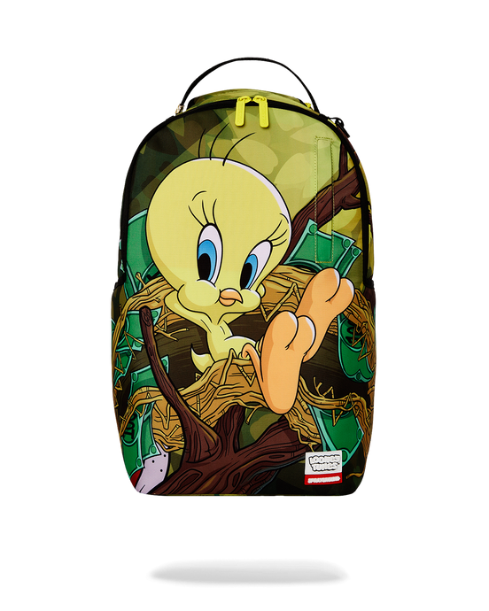 Sprayground - Looney Tunes Tweety Money Nest Shark DLXR Backpack - Clique Apparel