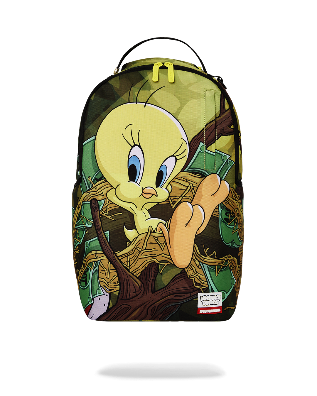 Sprayground - Looney Tunes Tweety Money Nest Shark DLXR Backpack - Clique Apparel