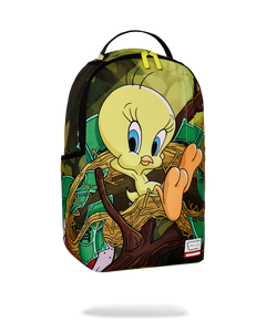 Sprayground - Looney Tunes Tweety Money Nest Shark DLXR Backpack - Clique Apparel