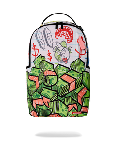 Sprayground - Scribble Money DLXR Backpack - Clique Apparel