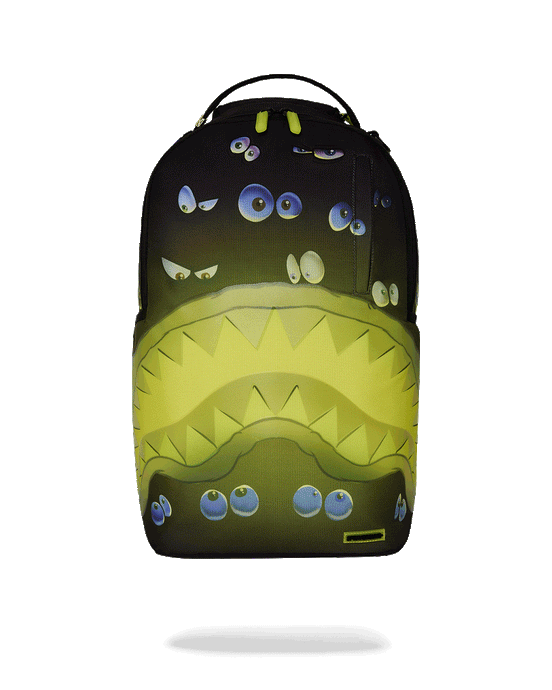 Sprayground - Eyes On You Glow In The Dark Effect DLXR Backpack - Clique Apparel