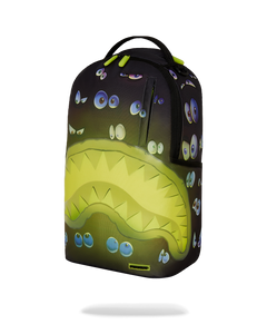 Sprayground - Eyes On You Glow In The Dark Effect DLXR Backpack - Clique Apparel