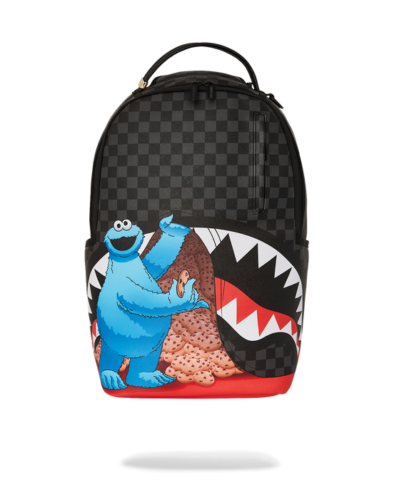 Sprayground - Sesame Street Cookie Monster Sneaking A Bite Backpack - Clique Apparel
