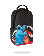 Load image into Gallery viewer, Sprayground - Sesame Street Cookie Monster Sneaking A Bite Backpack - Clique Apparel