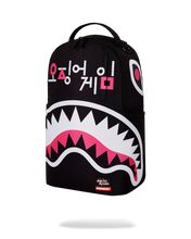 Load image into Gallery viewer, Sprayground Squid Game Logo Shark Mouth DLXR BACKPACK - Clique Apparel