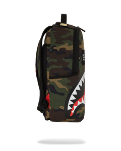 Sprayground - Shark Central Camo Dlxs Backpack - Clique Apparel