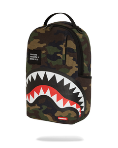 Sprayground - Shark Central Camo Dlxs Backpack - Clique Apparel