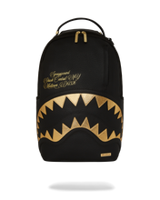 Load image into Gallery viewer, Sprayground - Shark Central Gold Dlxsv Backpack - Clique Apparel