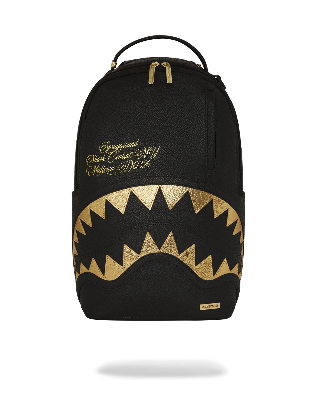 Sprayground - Shark Central Gold Dlxsv Backpack - Clique Apparel