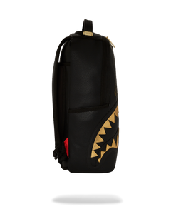 Sprayground - Shark Central Gold Dlxsv Backpack - Clique Apparel