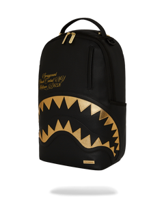 Sprayground - Shark Central Gold Dlxsv Backpack - Clique Apparel