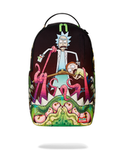 Load image into Gallery viewer, Sprayground - Rick And Morty Alien Mouth Half Sharkmouth Dlxr Backpack - Clique Apparel
