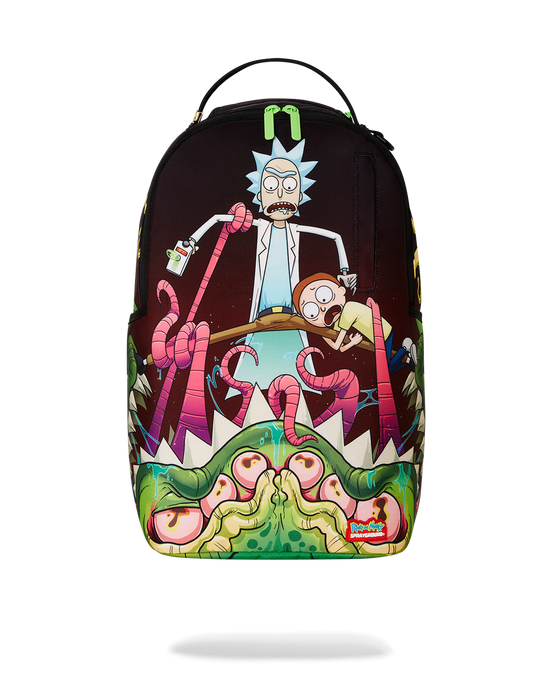 Sprayground - Rick And Morty Alien Mouth Half Sharkmouth Dlxr Backpack - Clique Apparel