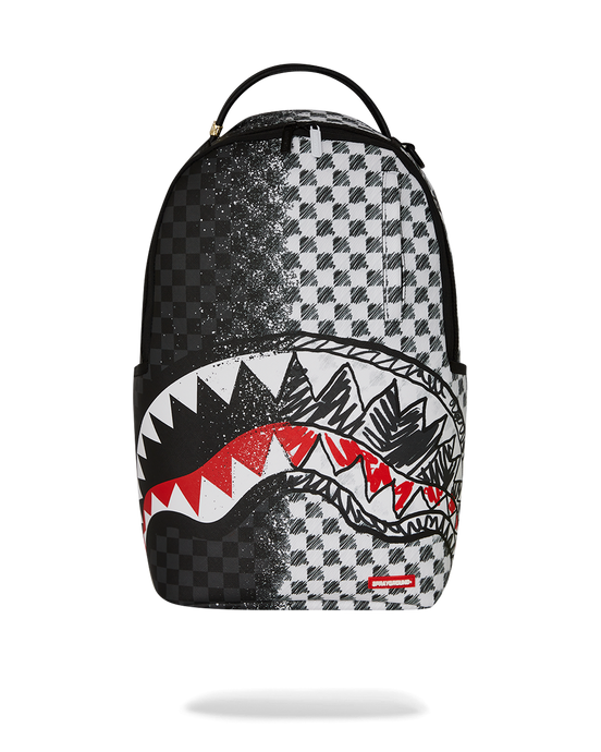 Sprayground - Scribble Dribble Check Backpack - Clique Apparel