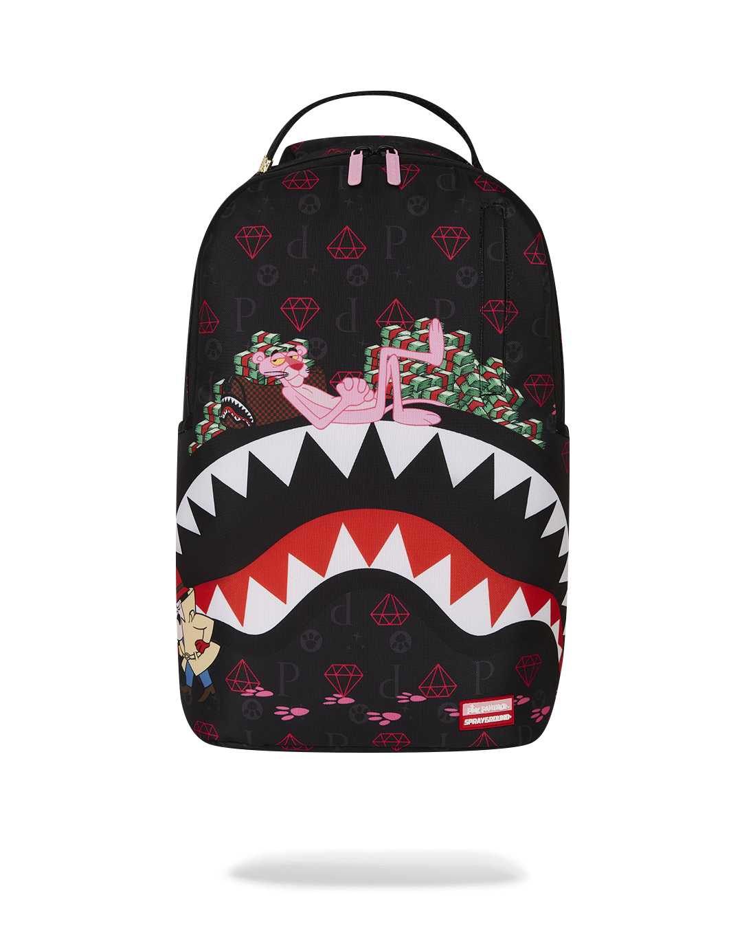 Sprayground - Pink Panther Paw Prints DLXR Backpack - Clique Apparel