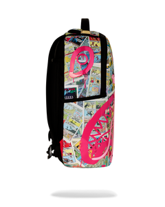 Sprayground - Pink Panther Painting Sharkmouth DLXR Backpack - Clique Apparel
