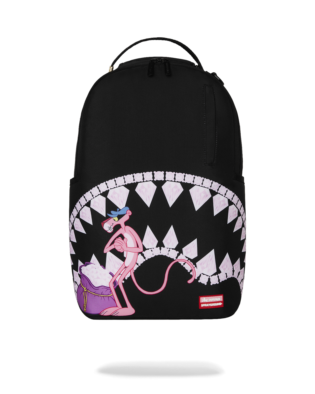 Sprayground - Pink Panther Diamond Shark DLXR Backpack - Clique Apparel