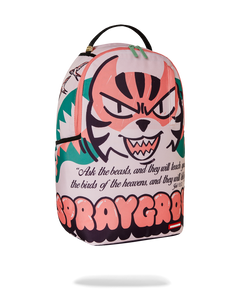 Sprayground - Untamed Tiger Face DLXR Backpack - Clique Apparel