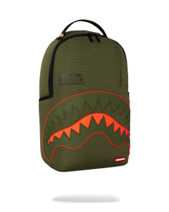 Sprayground - Shark Central Army DLX-Ripstop Backpack - Clique Apparel