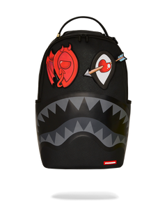 Sprayground - Black Removable Eyes DLXSV Backpack - Clique Apparel