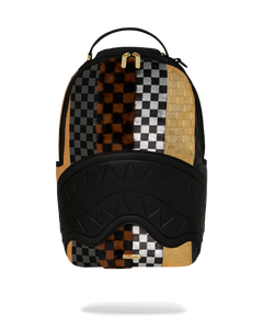 Sprayground- MIX MEDIA SHARK DLXSV BACKPACK - Clique Apparel