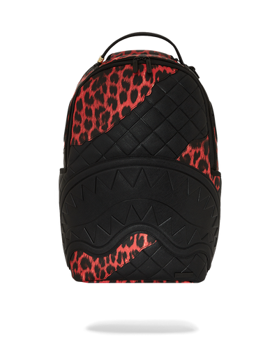 Sprayground - Red Leopard Puffer DLX Backpack - Clique Apparel