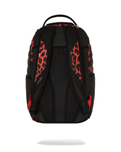 Sprayground - Red Leopard Puffer DLX Backpack - Clique Apparel