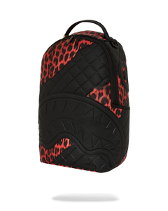 Sprayground - Red Leopard Puffer DLX Backpack - Clique Apparel