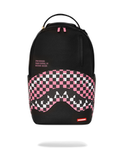 Load image into Gallery viewer, Sprayground - Shark Central Breakup Check Sorbet Grey Backpack - Clique Apparel