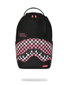 Sprayground - Shark Central Breakup Check Sorbet Grey Backpack - Clique Apparel
