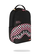 Load image into Gallery viewer, Sprayground - Shark Central Breakup Check Sorbet Grey Backpack - Clique Apparel