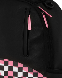 Sprayground - Shark Central Breakup Check Sorbet Grey Backpack - Clique Apparel