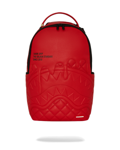 Sprayground - Shark Central Red Shark Drip DLXSV Backpack - Clique Apparel