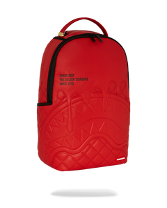 Sprayground - Shark Central Red Shark Drip DLXSV Backpack - Clique Apparel