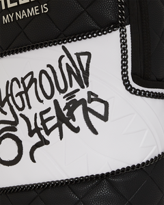 Sprayground - Hello My Name Is 15 Years Quilted Backpack (Super Rare) - Clique Apparel