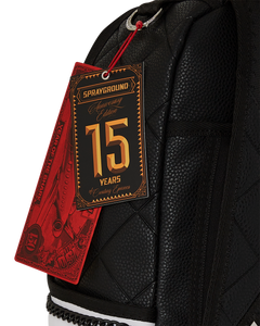 Sprayground - Hello My Name Is 15 Years Quilted Backpack (Super Rare) - Clique Apparel