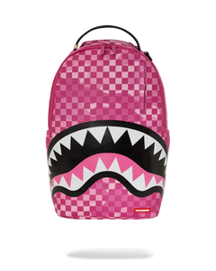 Sprayground - Pink Camo Check DLXSV Backpack