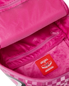Sprayground - Pink Camo Check DLXSV Backpack