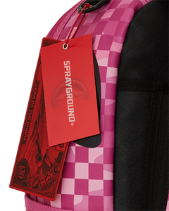 Sprayground - Pink Camo Check DLXSV Backpack