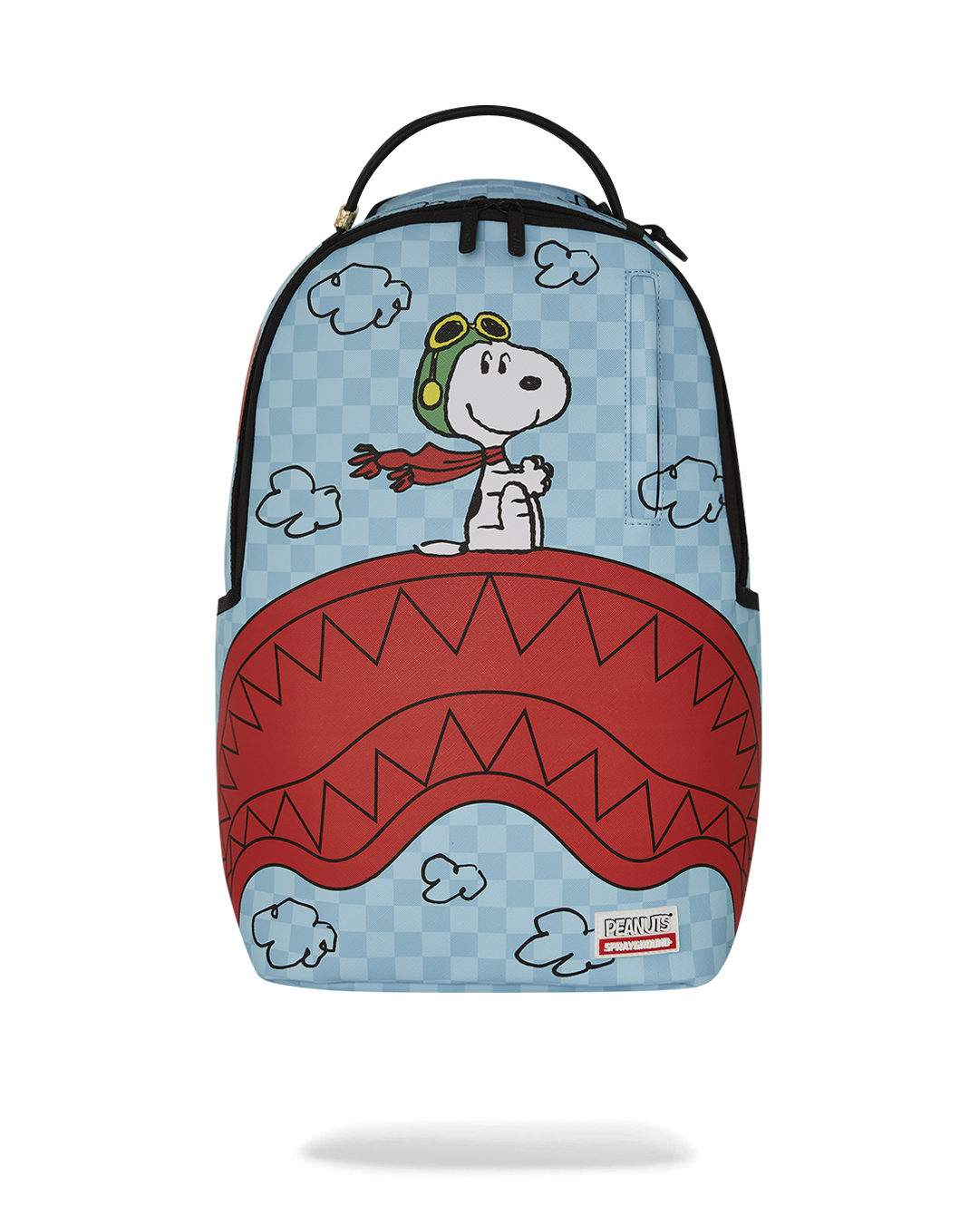 Sprayground - Peanuts Snoopy Pilot Shark DLXSV Backpack - Clique Apparel