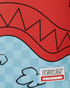 Sprayground - Peanuts Snoopy Pilot Shark DLXSV Backpack - Clique Apparel