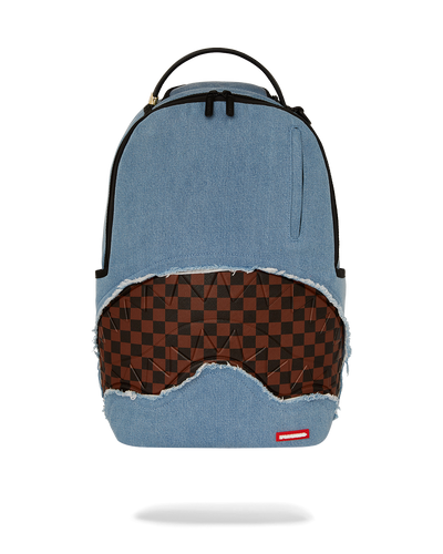 Sprayground - Denim Shark Bite DLXSV Backpack - Clique Apparel