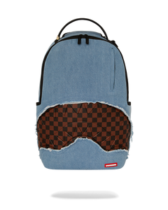 Sprayground - Denim Shark Bite DLXSV Backpack - Clique Apparel