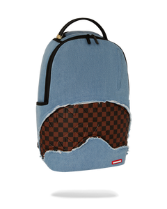Sprayground - Denim Shark Bite DLXSV Backpack - Clique Apparel