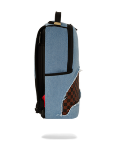 Sprayground - Denim Shark Bite DLXSV Backpack - Clique Apparel