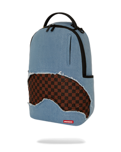 Sprayground - Denim Shark Bite DLXSV Backpack - Clique Apparel