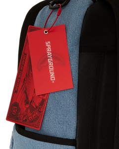 Sprayground - Denim Shark Bite DLXSV Backpack - Clique Apparel